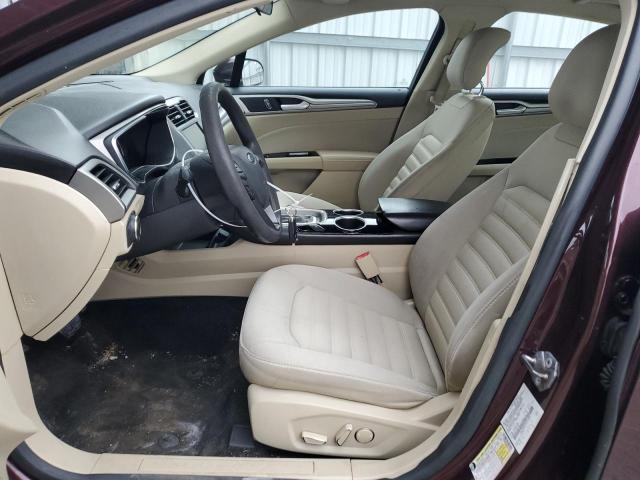 3FA6P0HR5DR374480 - 2013 FORD FUSION SE BURGUNDY photo 7