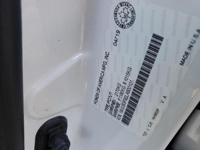 19UUB3F82LA800101 - 2020 ACURA TLX ADVANCE WHITE photo 13