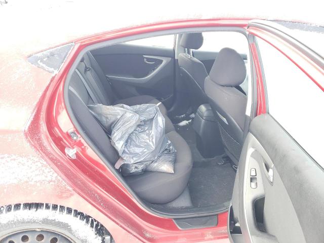 KMHDH4AH1GU614091 - 2016 HYUNDAI ELANTRA SE RED photo 10