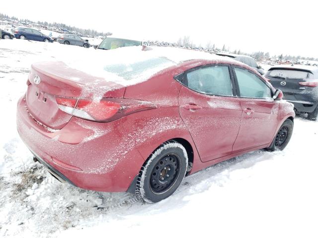 KMHDH4AH1GU614091 - 2016 HYUNDAI ELANTRA SE RED photo 3