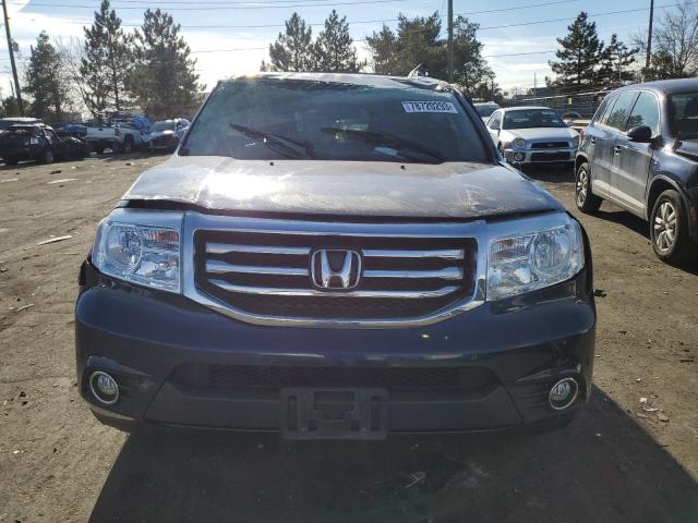 5FNYF4H9XFB035800 - 2015 HONDA PILOT TOURING BLUE photo 5