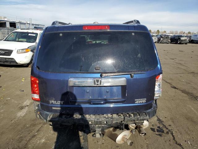 5FNYF4H9XFB035800 - 2015 HONDA PILOT TOURING BLUE photo 6