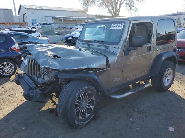 1J4FA69S54P742948 - 2004 JEEP WRANGLER / RUBICON GRAY photo 1