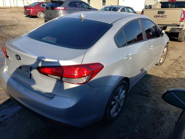 3KPFK4A7XHE104313 - 2017 KIA FORTE LX SILVER photo 3