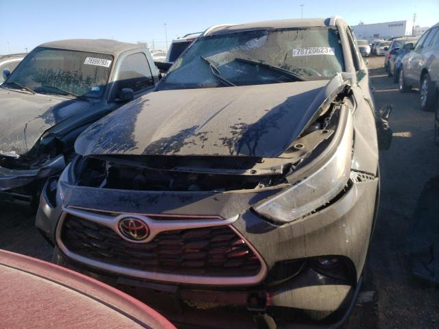 5TDHZRBH1MS086468 - 2021 TOYOTA HIGHLANDER XLE BLACK photo 5
