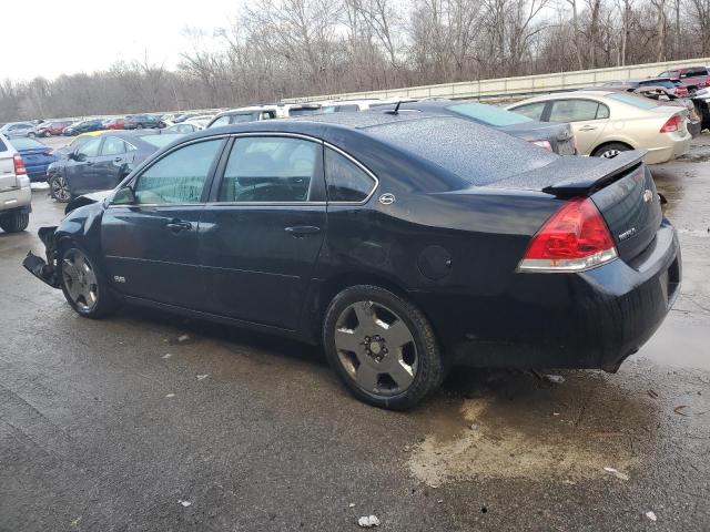 2G1WD58C489284592 - 2008 CHEVROLET IMPALA SUPER SPORT BLACK photo 2