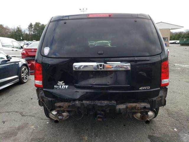 5FNYF4H21BB054183 - 2011 HONDA PILOT LX BLACK photo 6