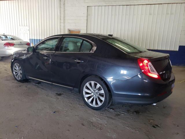 1LNHL9DKXEG603719 - 2014 LINCOLN MKS BLUE photo 2