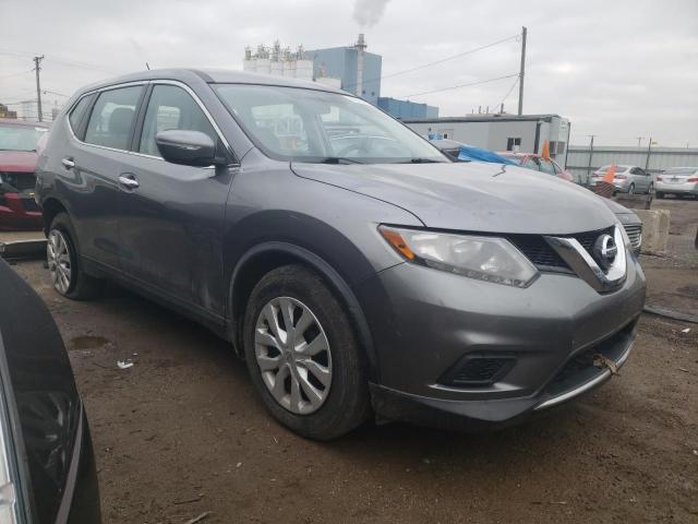 KNMAT2MV9FP588039 - 2015 NISSAN ROGUE S GRAY photo 4