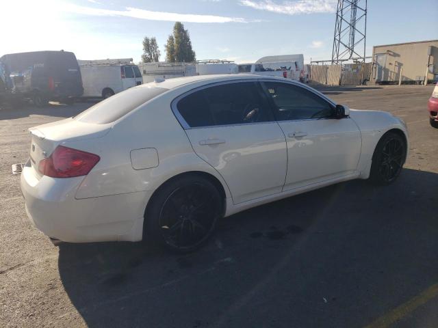 JNKBV61E28M226454 - 2008 INFINITI G35 WHITE photo 3