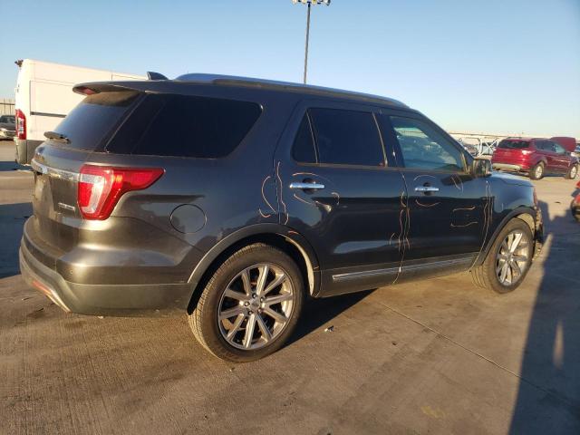 1FM5K7F84GGA72662 - 2016 FORD EXPLORER LIMITED GRAY photo 3