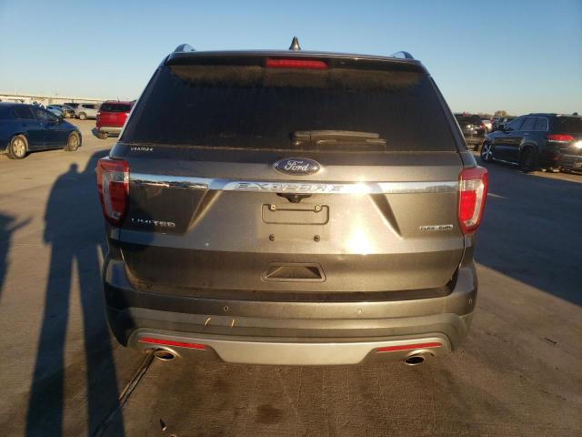 1FM5K7F84GGA72662 - 2016 FORD EXPLORER LIMITED GRAY photo 6