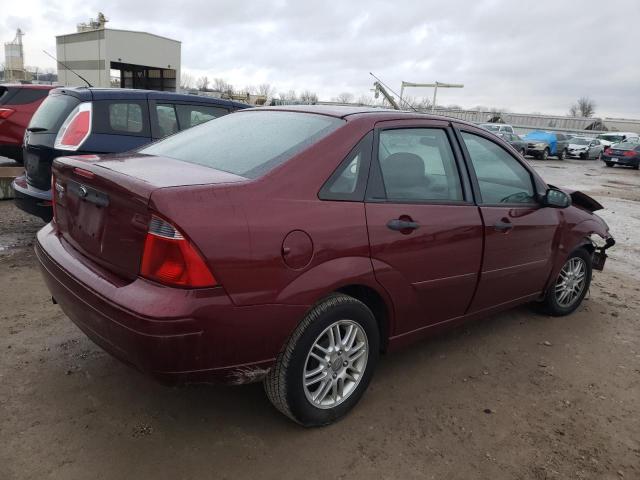 1FAFP34N97W258916 - 2007 FORD FOCUS ZX4 BURGUNDY photo 3