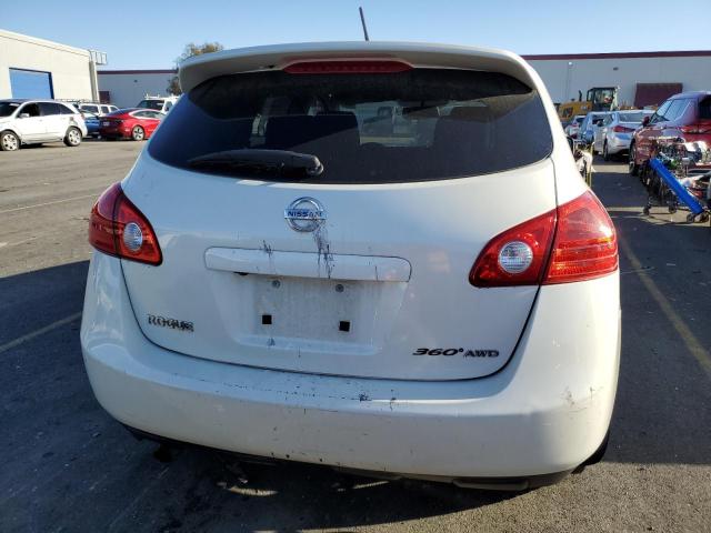 JN8AS5MV0AW601798 - 2010 NISSAN ROGUE S WHITE photo 6