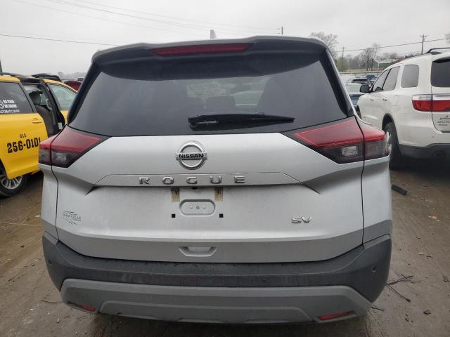 5N1AT3BA1MC722791 - 2021 NISSAN ROGUE SV SILVER photo 6