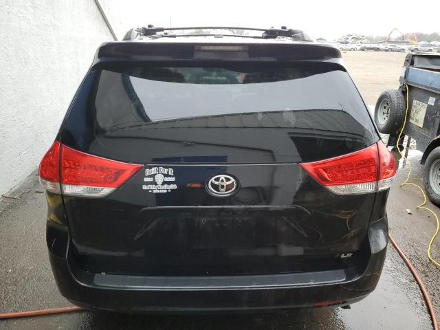 5TDKK3DC3BS057530 - 2011 TOYOTA SIENNA LE BLACK photo 6