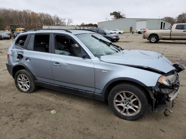 WBXPA73404WC37437 - 2004 BMW X3 2.5I BLUE photo 4