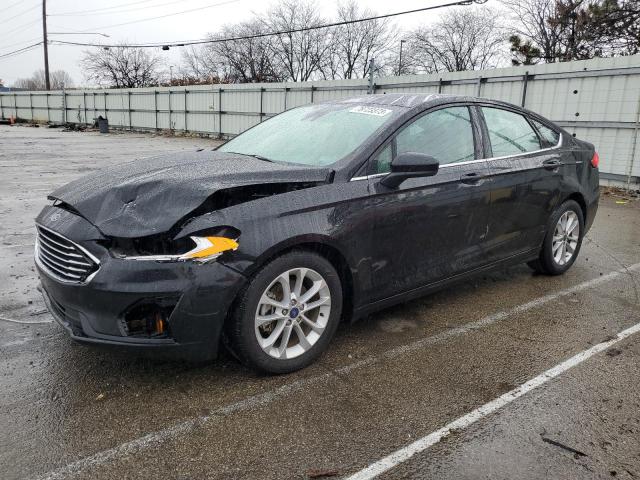 3FA6P0H72LR118553 - 2020 FORD FUSION SE BLACK photo 1