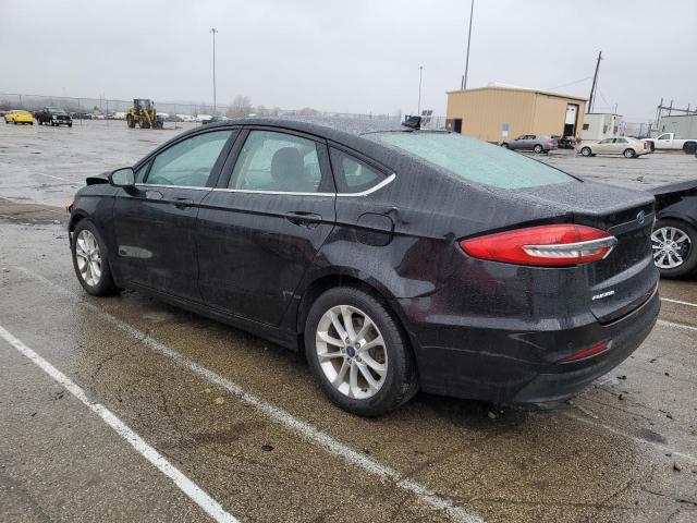 3FA6P0H72LR118553 - 2020 FORD FUSION SE BLACK photo 2