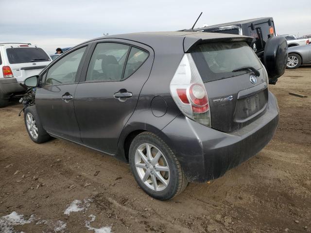 JTDKDTB32D1043017 - 2013 TOYOTA PRIUS C GRAY photo 2