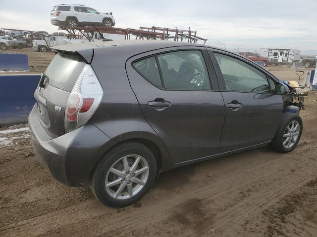 JTDKDTB32D1043017 - 2013 TOYOTA PRIUS C GRAY photo 3