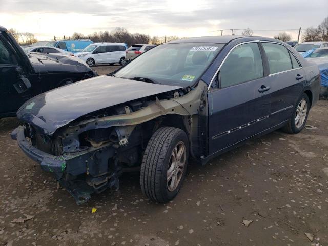 1HGCM56357A052696 - 2007 HONDA ACCORD SE BLUE photo 1