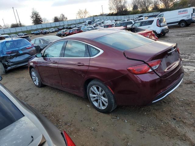 1C3CCCAB3GN129132 - 2016 CHRYSLER 200 LIMITED MAROON photo 2