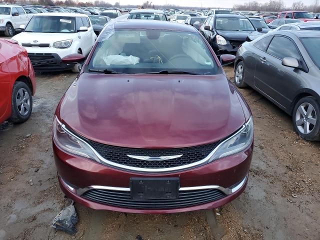 1C3CCCAB3GN129132 - 2016 CHRYSLER 200 LIMITED MAROON photo 5