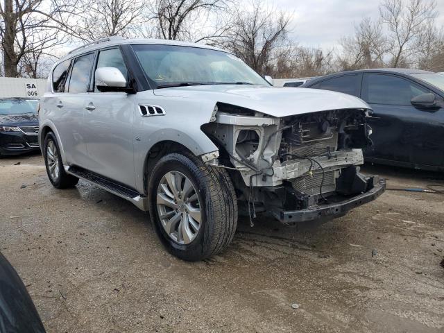 JN8AZ2NE0G9120689 - 2016 INFINITI QX80 SILVER photo 4