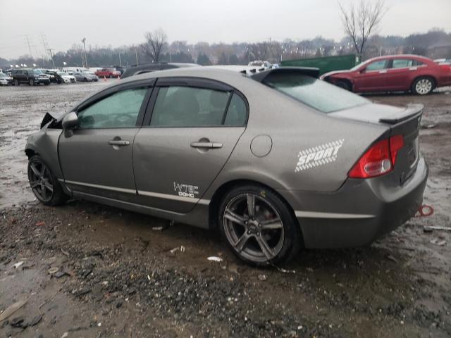 1HGFA15806L144507 - 2006 HONDA CIVIC EX GRAY photo 2