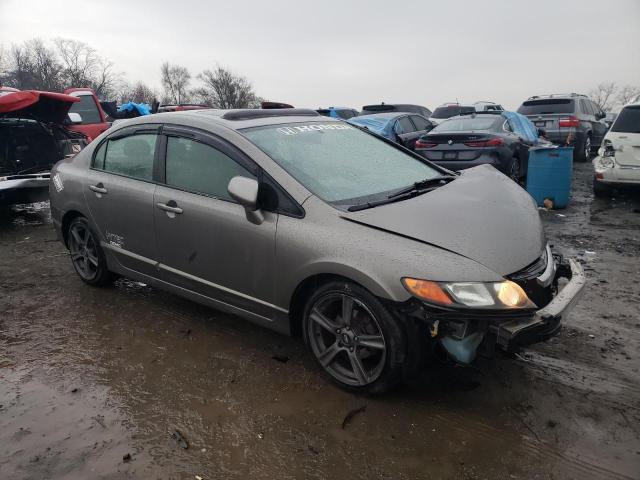 1HGFA15806L144507 - 2006 HONDA CIVIC EX GRAY photo 4