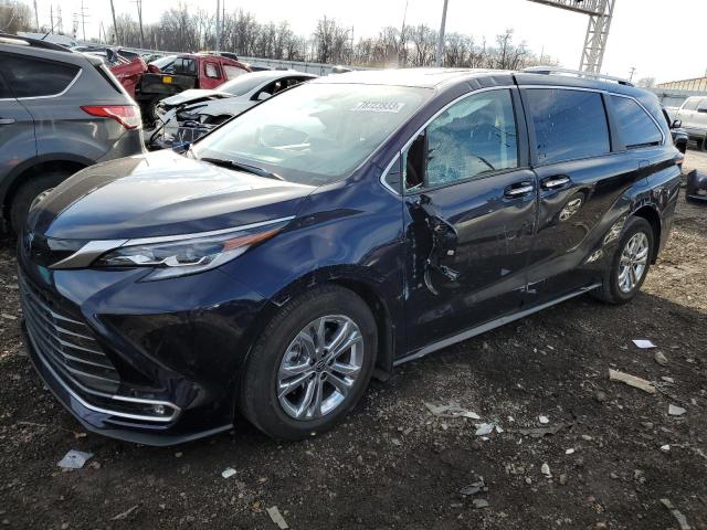 5TDESKFC5NS064939 - 2022 TOYOTA SIENNA LIMITED BLUE photo 1