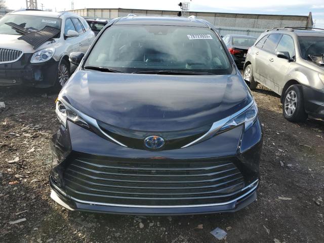 5TDESKFC5NS064939 - 2022 TOYOTA SIENNA LIMITED BLUE photo 5