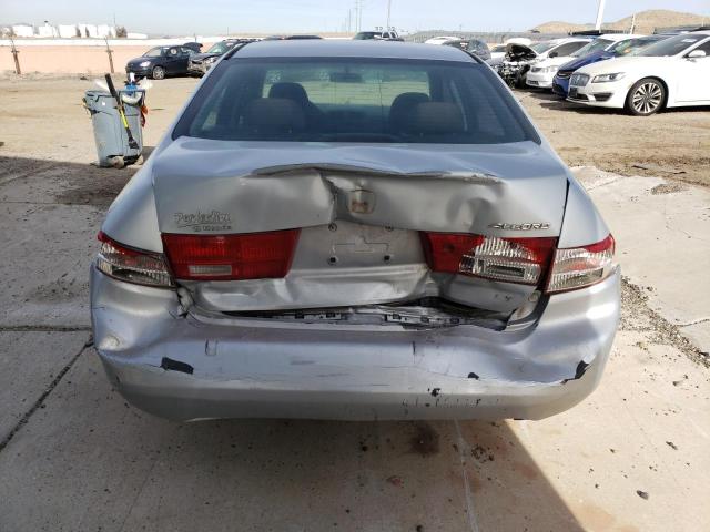 1HGCM56495A141838 - 2005 HONDA ACCORD LX SILVER photo 6