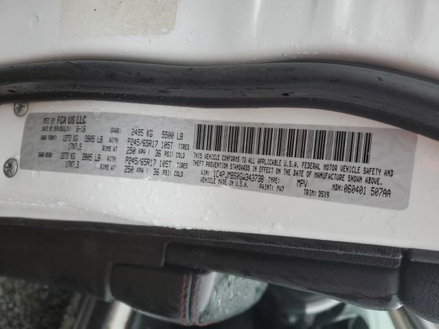 1C4PJMBS0GW343738 - 2019 JEEP CHEROKEE TRAILHAWK WHITE photo 13