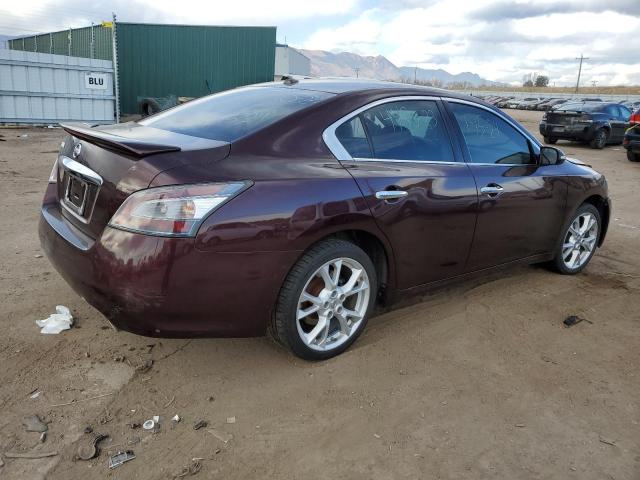 1N4AA5AP4EC492506 - 2014 NISSAN MAXIMA S BURGUNDY photo 3