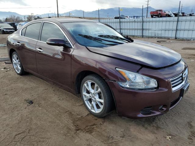 1N4AA5AP4EC492506 - 2014 NISSAN MAXIMA S BURGUNDY photo 4