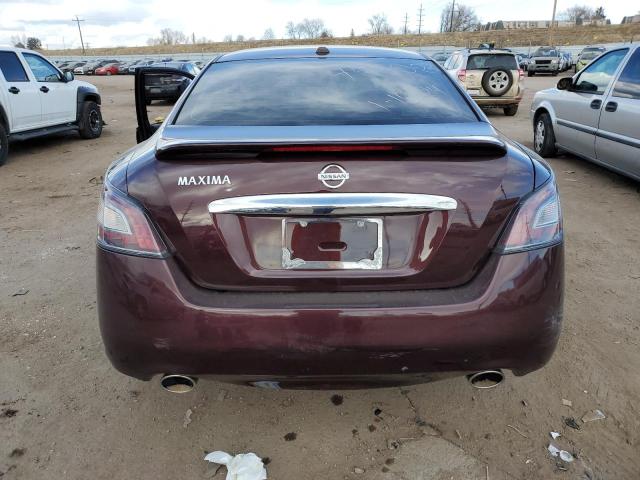 1N4AA5AP4EC492506 - 2014 NISSAN MAXIMA S BURGUNDY photo 6