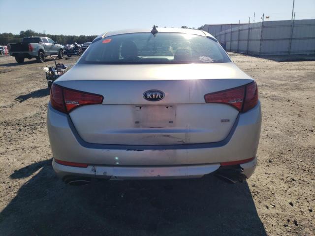 KNAGM4A75D5414578 - 2013 KIA OPTIMA LX GRAY photo 6