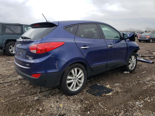 KM8JUCAC1CU382101 - 2012 HYUNDAI TUCSON GLS BLUE photo 3