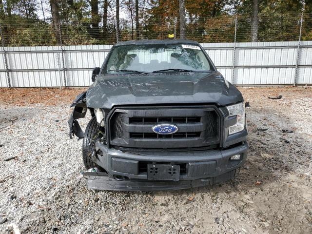 1FTEX1EP9HKD67363 - 2017 FORD F150 SUPER CAB GRAY photo 5