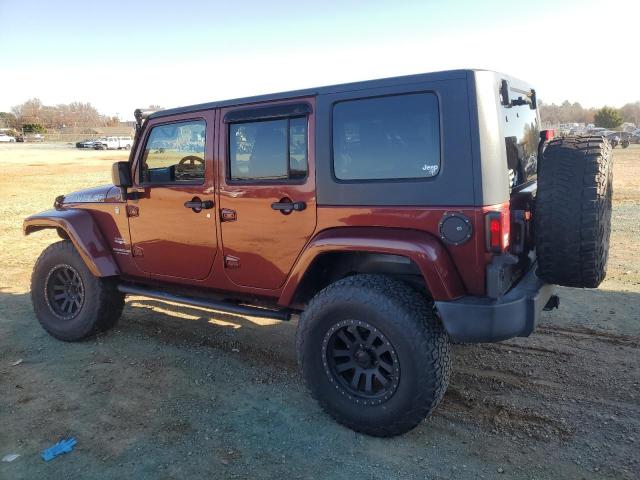 1J4GA59157L194905 - 2007 JEEP WRANGLER SAHARA MAROON photo 2