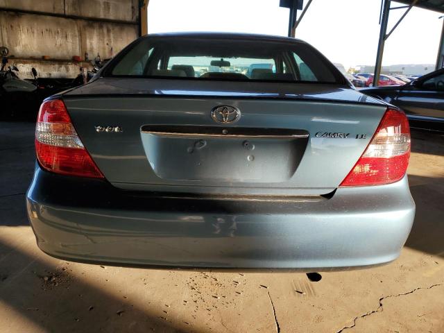 4T1BE30K54U852500 - 2004 TOYOTA CAMRY LE TEAL photo 6