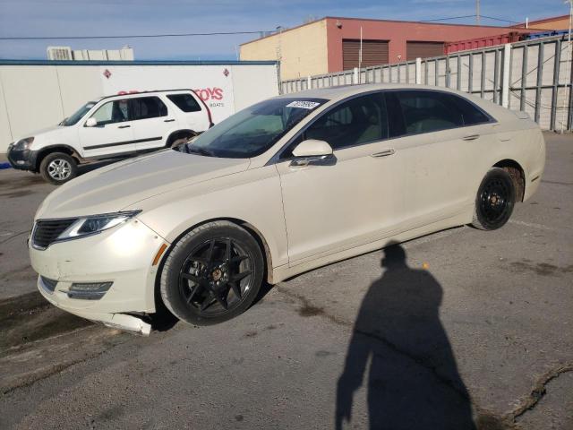 3LN6L2G9XFR617816 - 2015 LINCOLN MKZ YELLOW photo 1