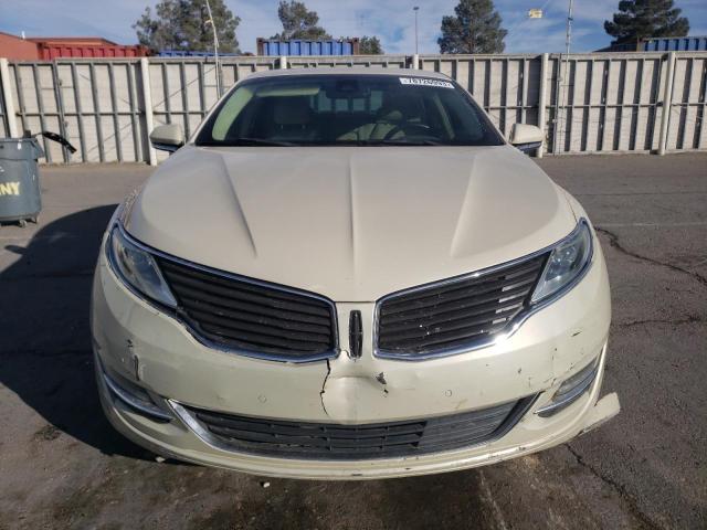 3LN6L2G9XFR617816 - 2015 LINCOLN MKZ YELLOW photo 5