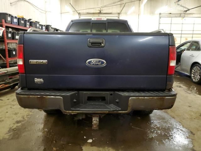 1FTPX14595NA86182 - 2005 FORD F150 BLUE photo 6