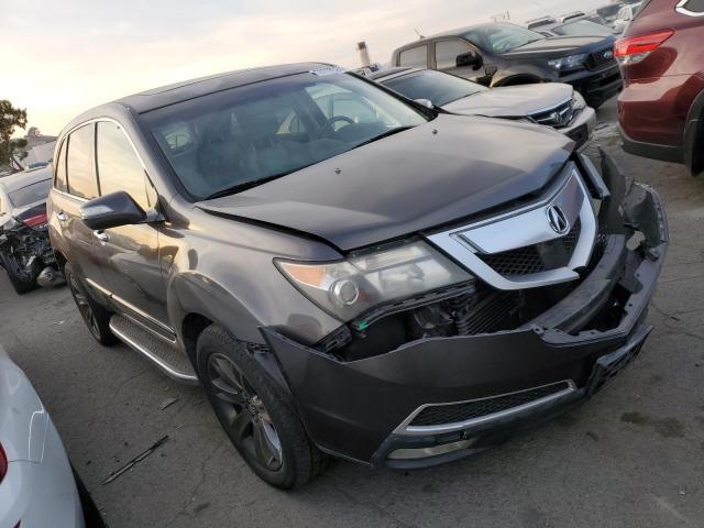 2HNYD2H51AH523537 - 2010 ACURA MDX ADVANCE GRAY photo 4