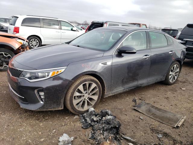 5XXGT4L39JG255670 - 2018 KIA OPTIMA LX GRAY photo 1