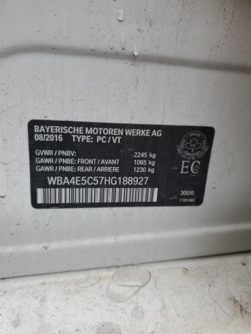 WBA4E5C57HG188927 - 2017 BMW 440XI GRAN COUPE WHITE photo 13