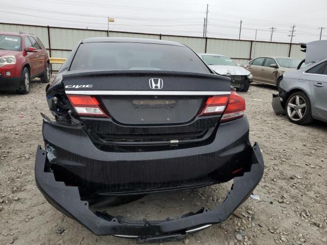 19XFB2F80DE041495 - 2013 HONDA CIVIC EX BLACK photo 6